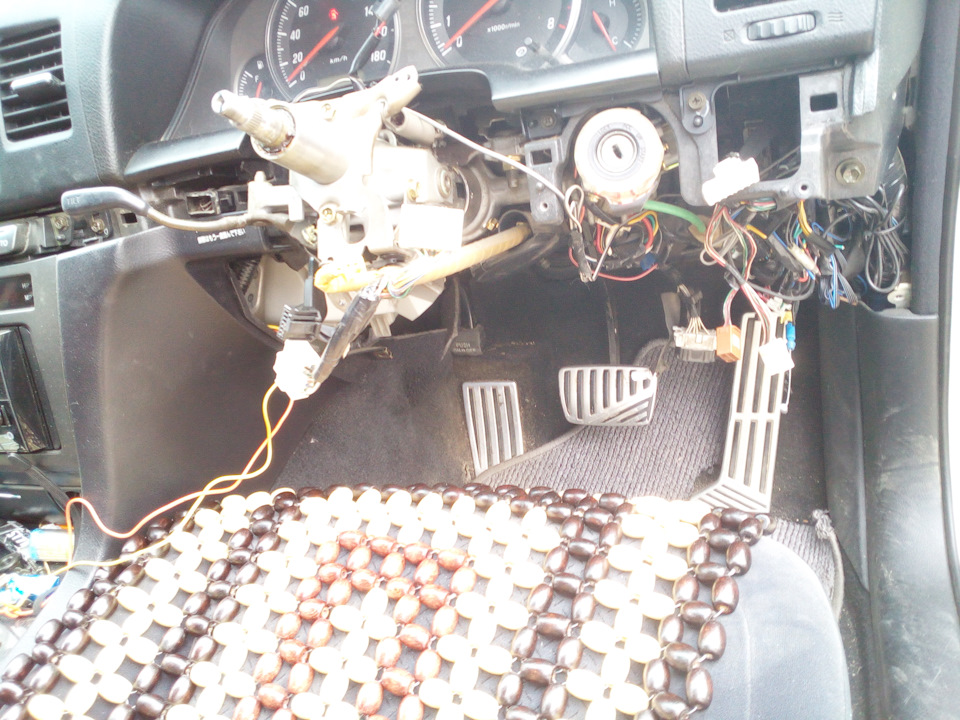 Замена радиатора печки, Марк 110. — Toyota Mark II Blit, 2,5 л, 2002 ...