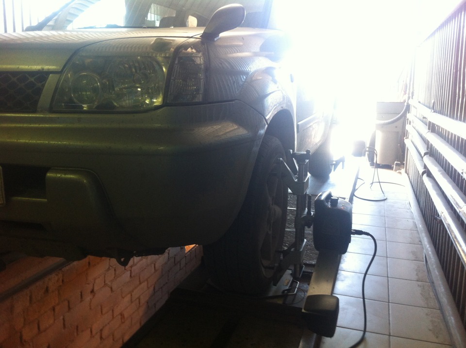 Сделал геометрию — Nissan X-Trail I (t30), 2 л, 2001 года | плановое ТО ...