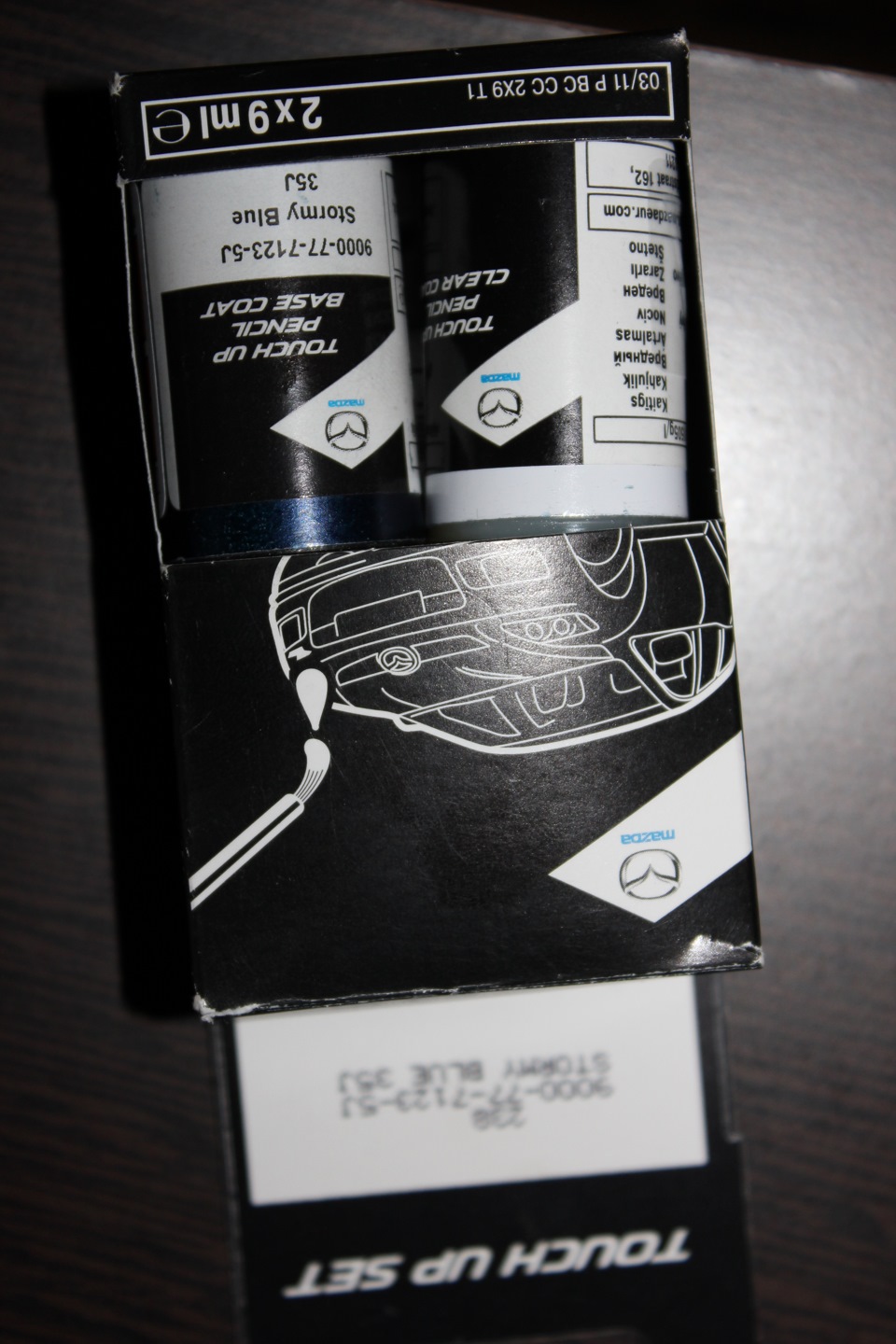 90007771235J КРАСКА + ЛАК /TUP, STORMY BLUE MAZDA | Запчасти на DRIVE2