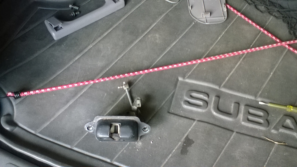 Замена замка на двери багажника и ревизия внутренней личины замка ...