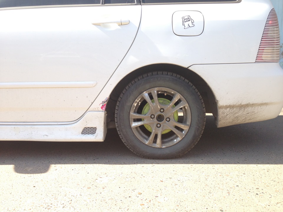 Полировка полки и покраска диска ч.1 — Toyota E120, 1,5 л, 2002 года ...