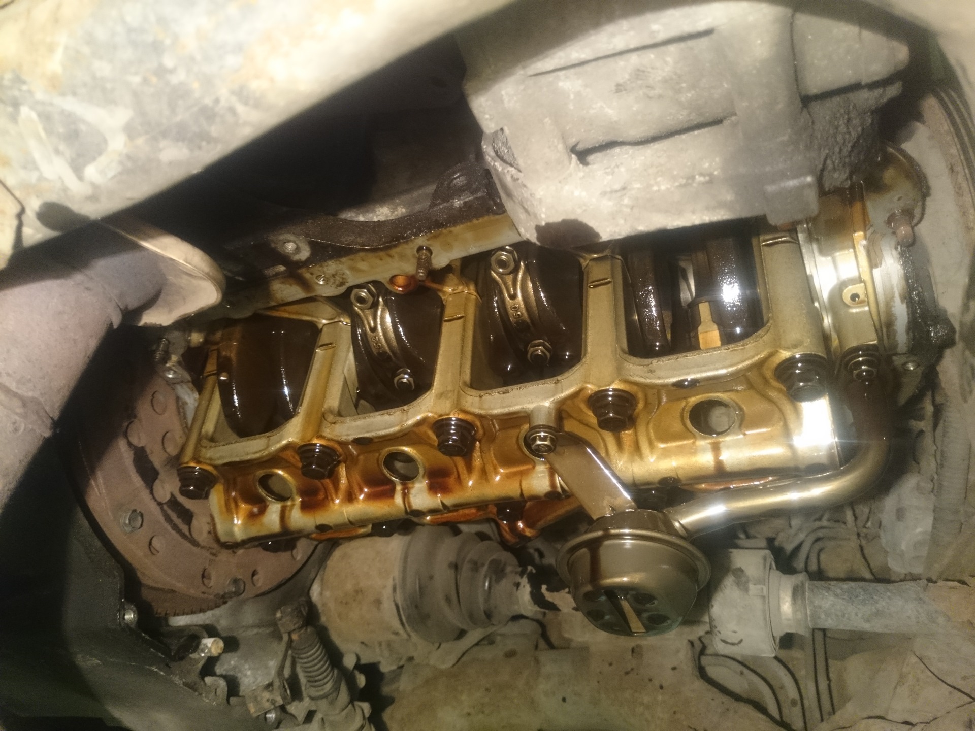 Как снять поддон двигателя honda domani механика Замена прокладки поддона - Honda Civic Ferio (7G), 1,7 л, 2001 года визит на сер