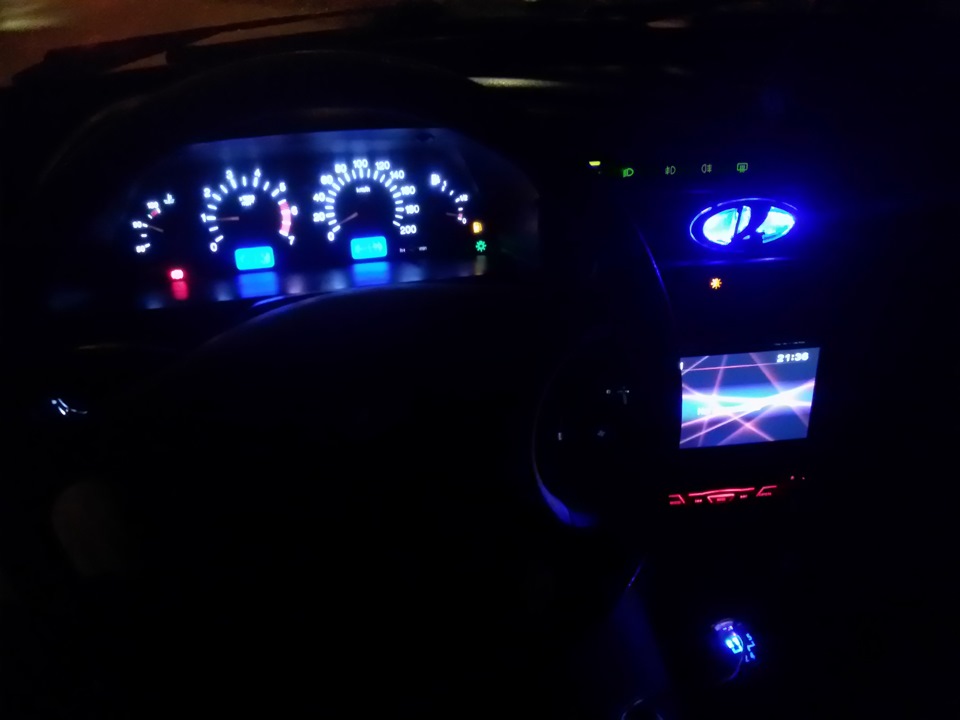 Доработка пересвета приборной панели — Lada 2114, 1,6 л, 2009 года ...