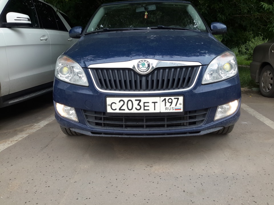 шкода фабия ходовые огни