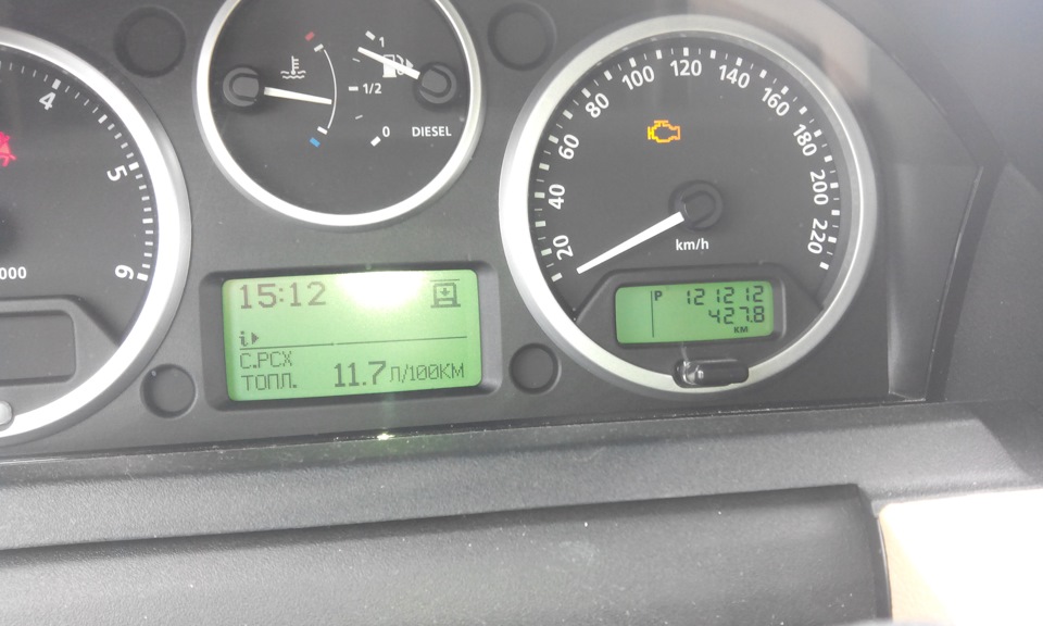 Диагностика. — Land Rover Discovery III, 2,7 л, 2008 года | плановое ТО ...