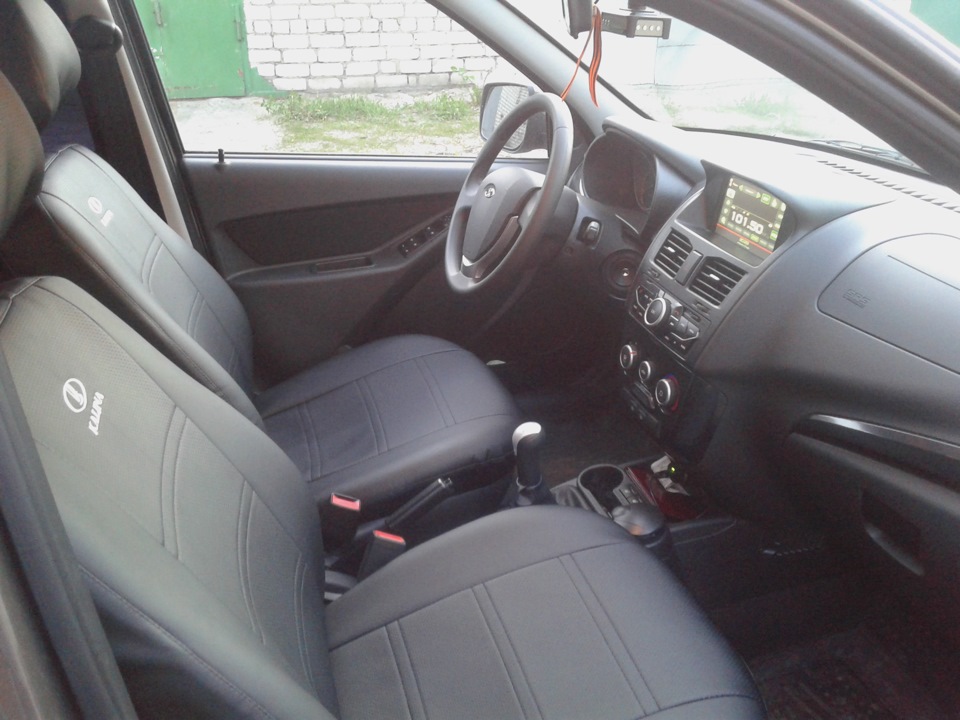 Чехлы — Lada Калина Универсал (2G), 1,6 л, 2015 года | аксессуары | DRIVE2