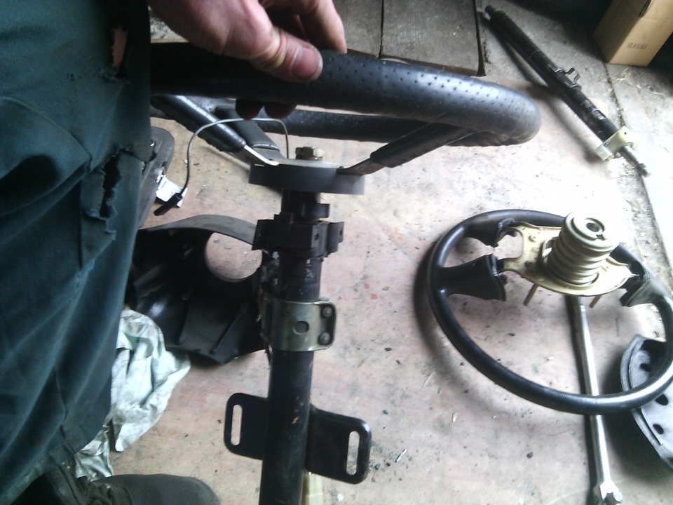 переделка рулевой колонки — ГАЗ 2410, 2,5 л., 1985 года | своими руками ...