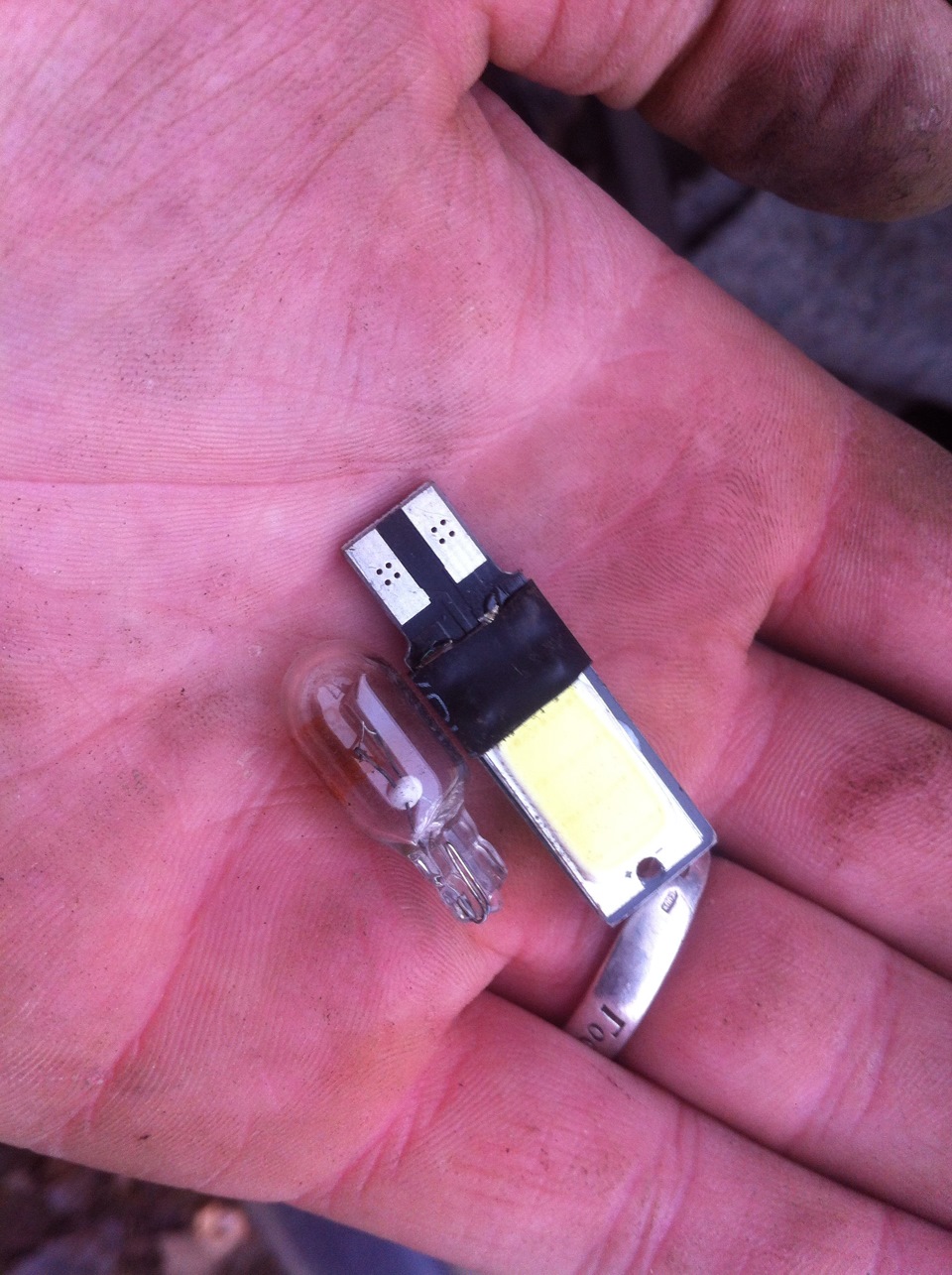 Led габариты без "ошибок" — Volkswagen Golf Mk4, 1,9 л, 2001 года ...