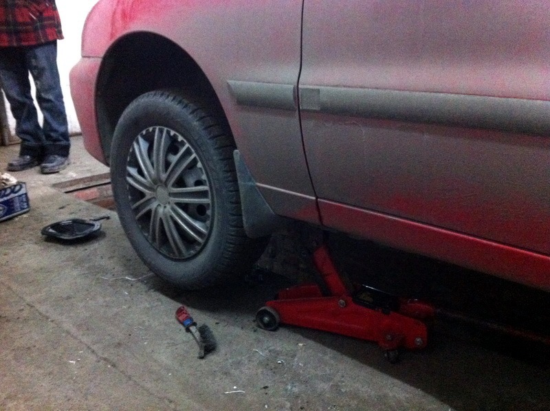 Замена масла в МКПП и устранение течи тосола. — Daewoo Lanos, 1,6 л ...