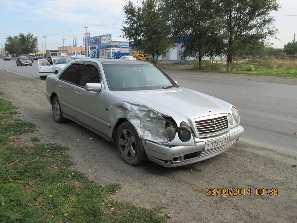 Mercedes w210 взорванный