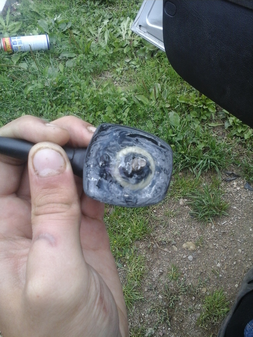 Замена тяги стабилизатора и ремонт антенны — Peugeot 406, 1,9 л, 1998 ...