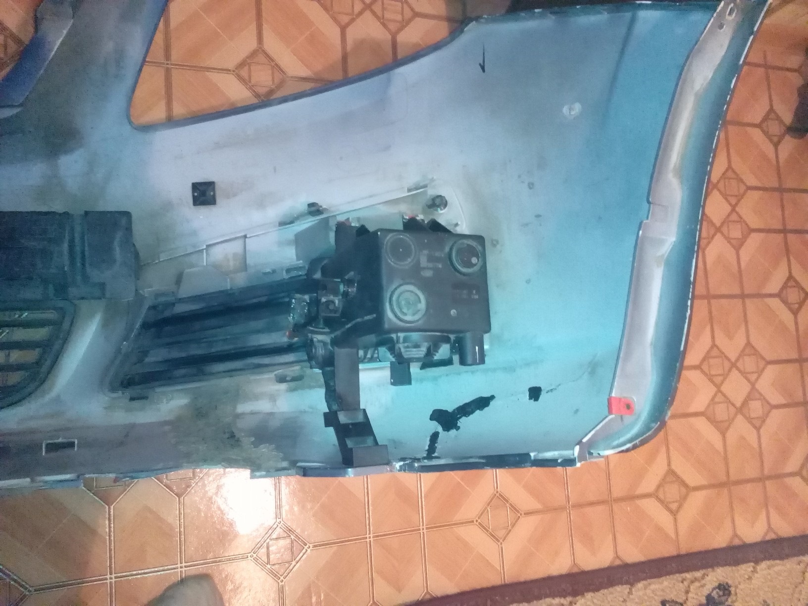 Установка ПТФ и попытка заклеить бампер. — Opel Zafira B, 1,8 л, 2007 ...