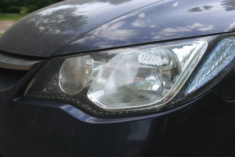 Фары Audi-style — Honda Civic 4D (8G), 1,8 л, 2008 года | стайлинг | DRIVE2