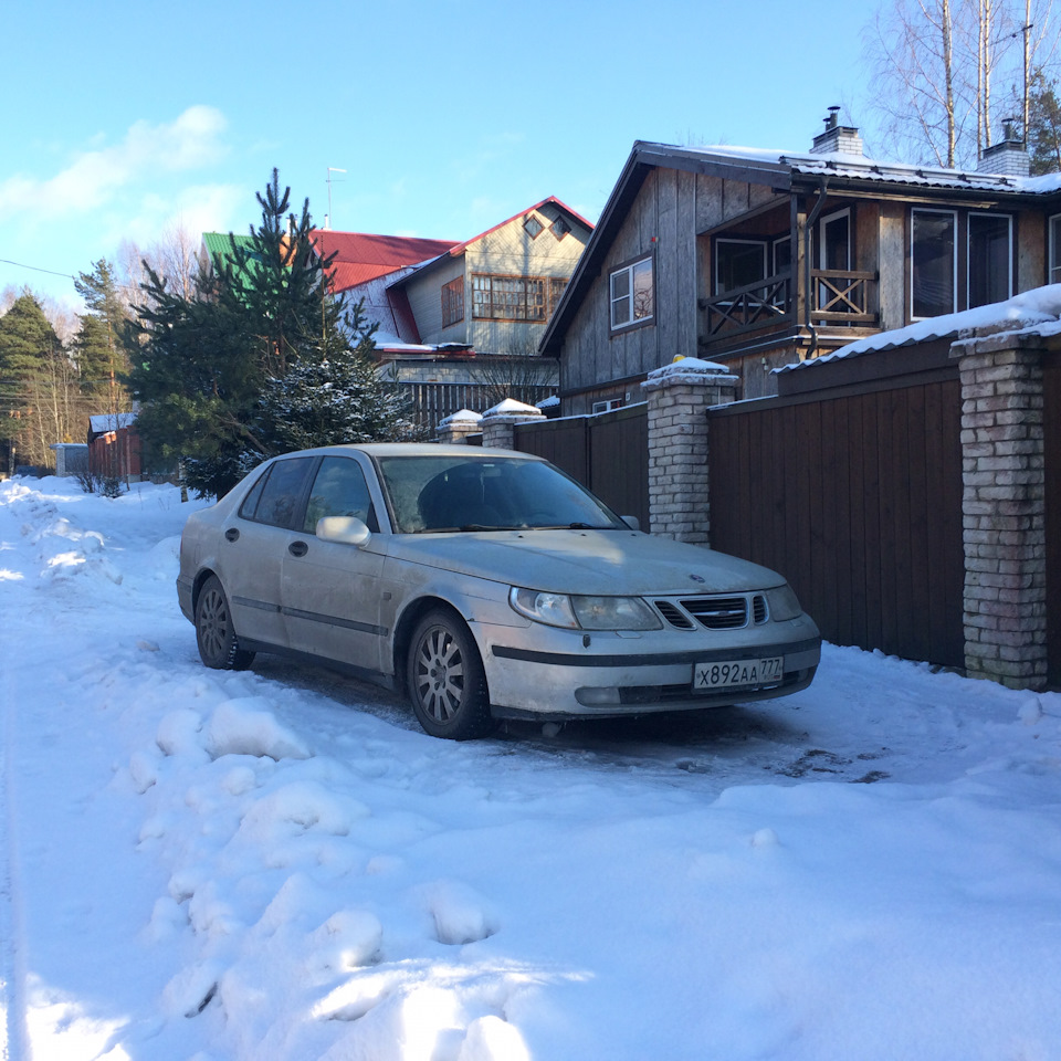 Мы приехали домой — Saab 9-5, 2,3 л, 2002 года | обкатка | DRIVE2