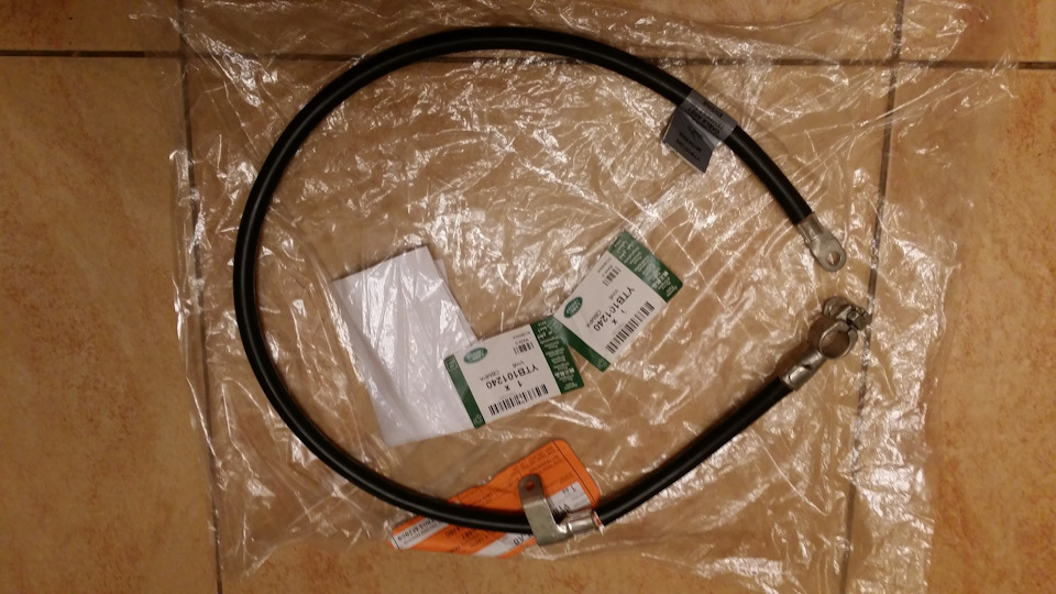 YTB101240 ПРОВОД ОТ АККУМУЛЯТОРА НА МАССУ Jaguar Land Rover | Запчасти ...