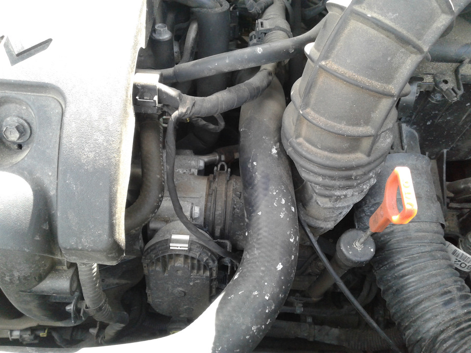 Чистка дроссельной заслонки. — KIA Ceed (1G), 1,6 л, 2012 года | своими ...