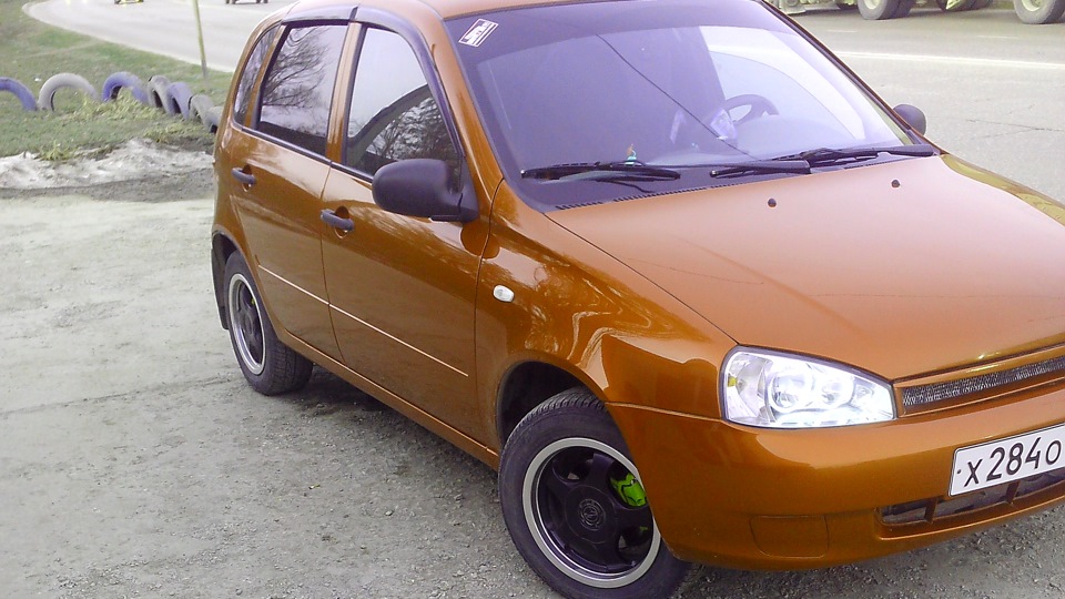 Сделал короб под саб в левое крыло Калины — LADA Калина хэтчбек, 1,6 л ...