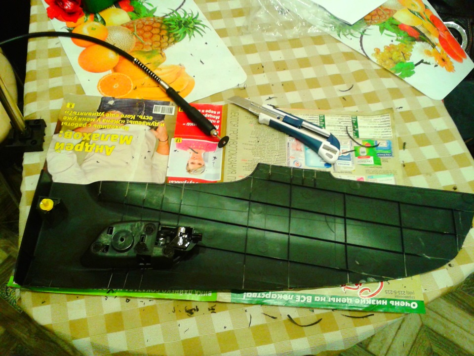 Обшивка салона экокожей — карты задних дверей — Chevrolet Aveo Sedan ...