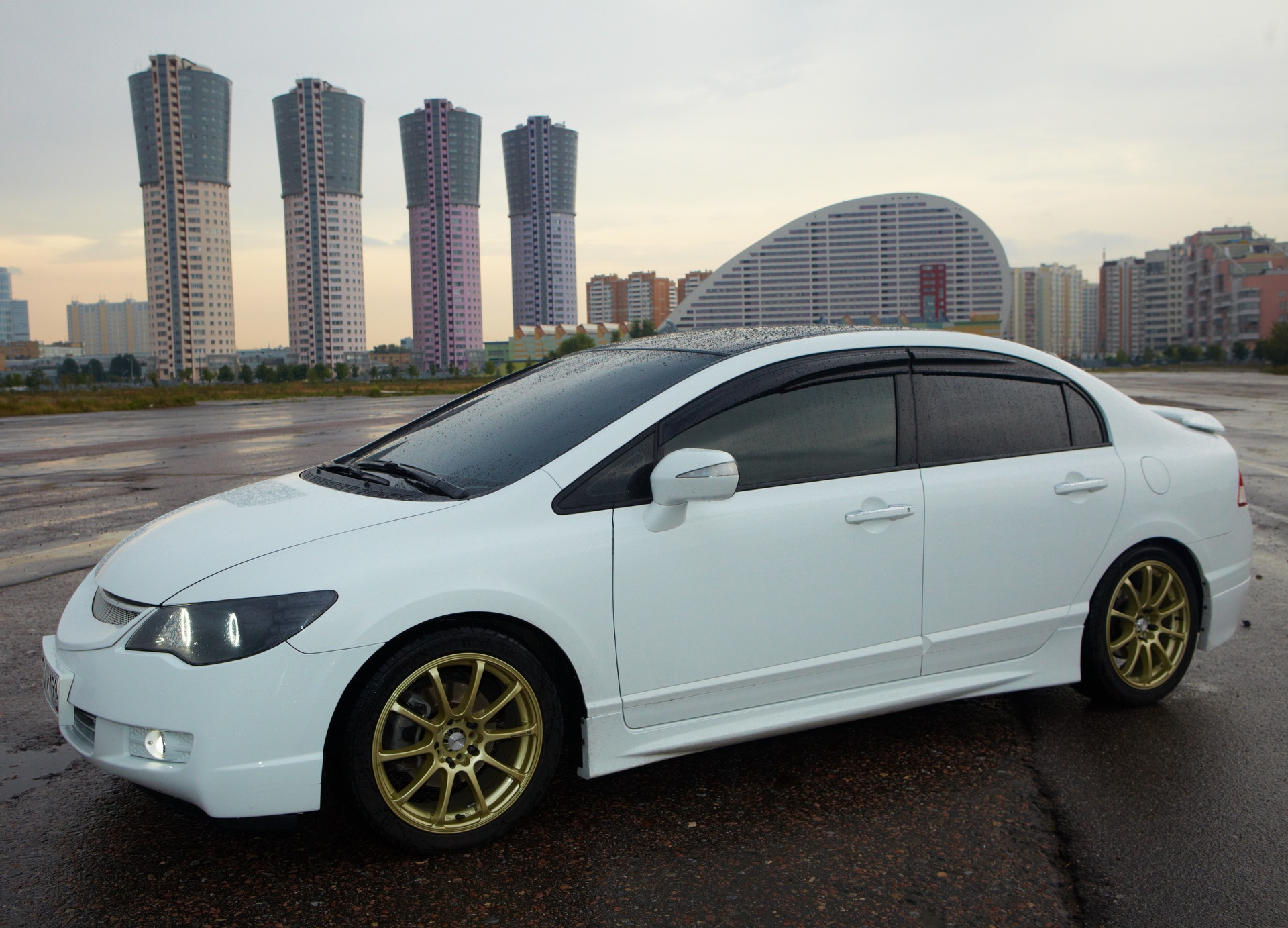 Honda Civic 8 Mugen Р±РµР»С‹Р№