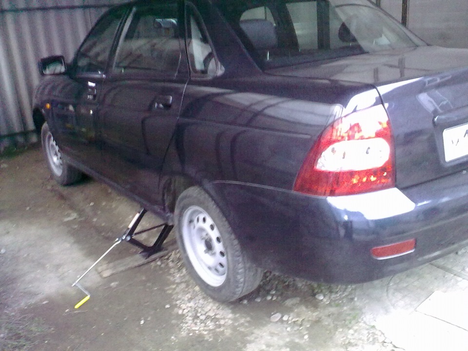 ⌘ Замена фильтра и рихтовка диска ⌘ — Lada Приора седан, 1,6 л, 2007 ...