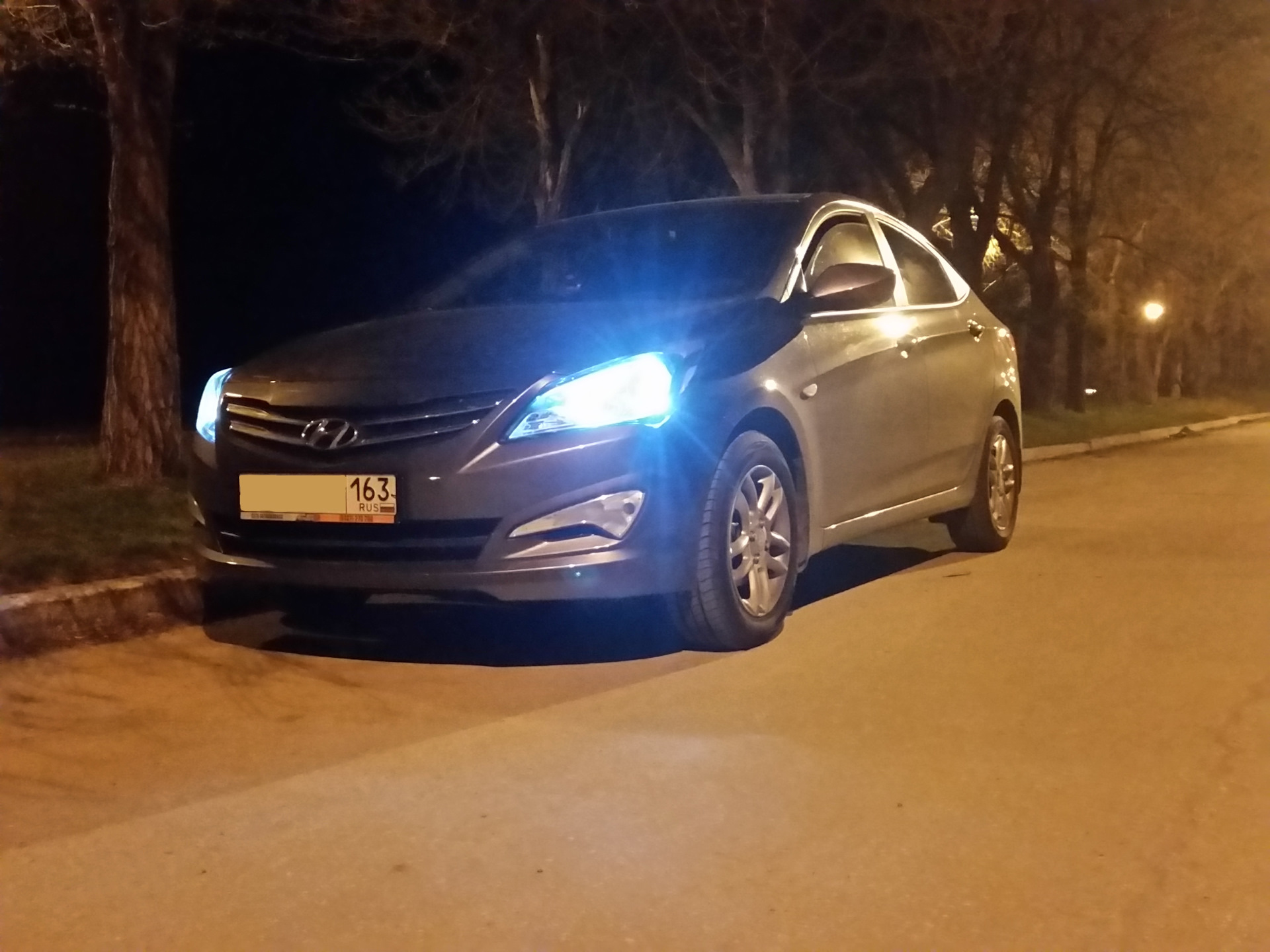 LED Лампы в габариты — Hyundai Solaris, 1,4 л, 2016 года | стайлинг ...