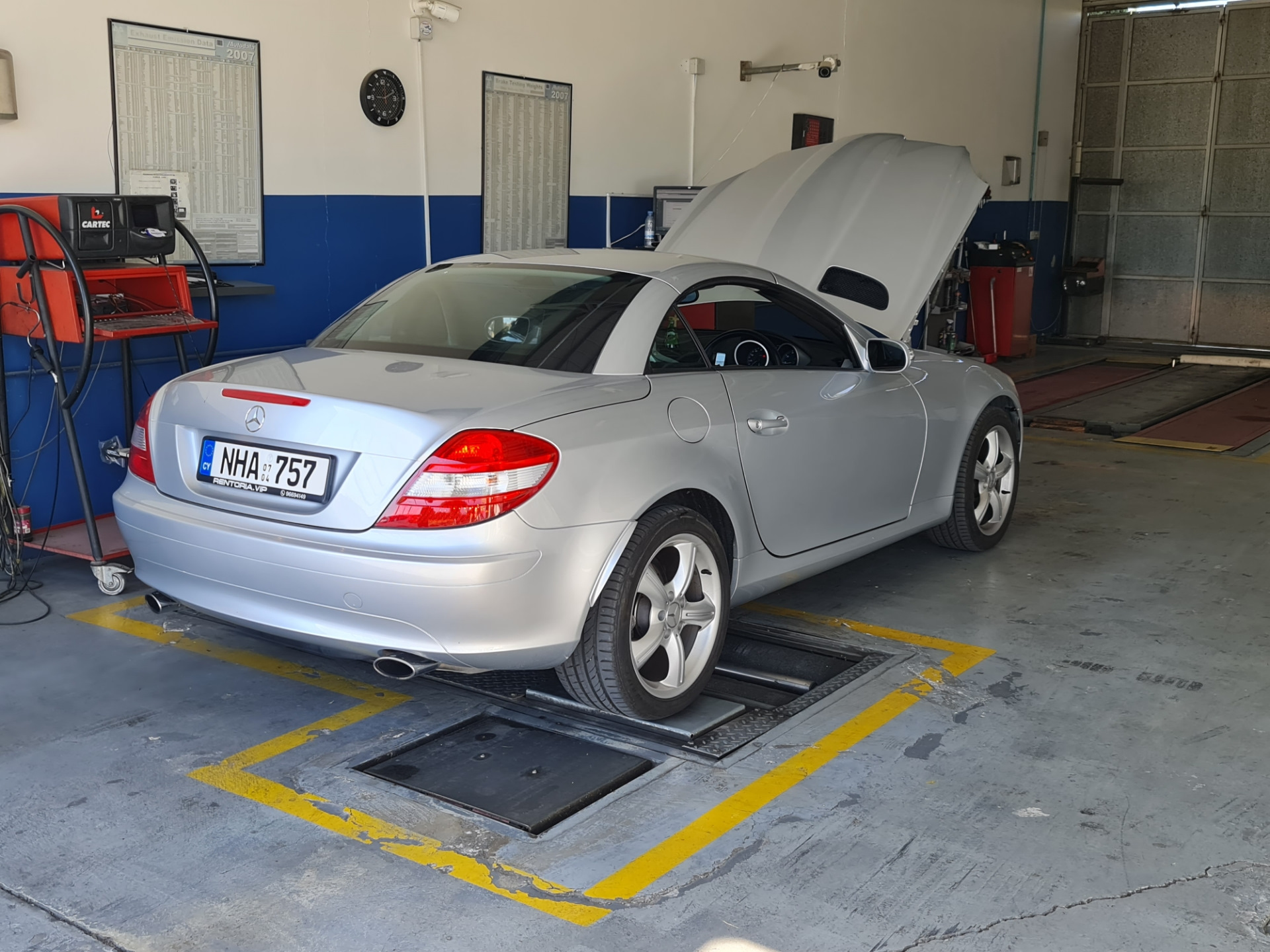 МОТ или кипрский техосмотр — Mercedes-Benz SLK (R171), 1,8 л, 2004 года |  техосмотр | DRIVE2