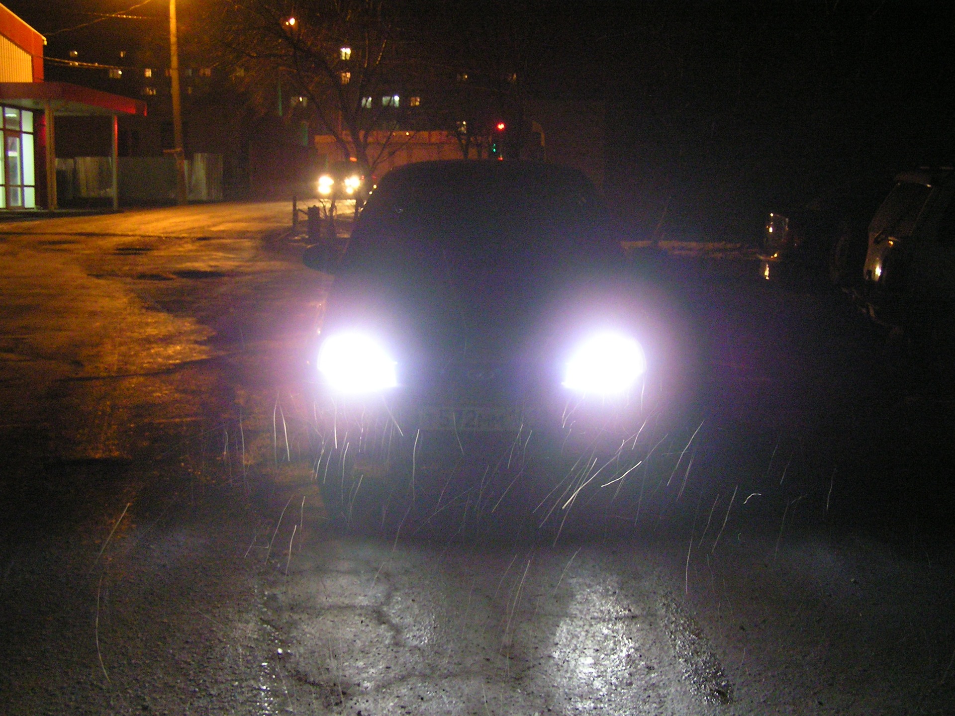 Philips CrystalVision, ближний свет — Lada Калина седан, 1,6 л, 2006 ...