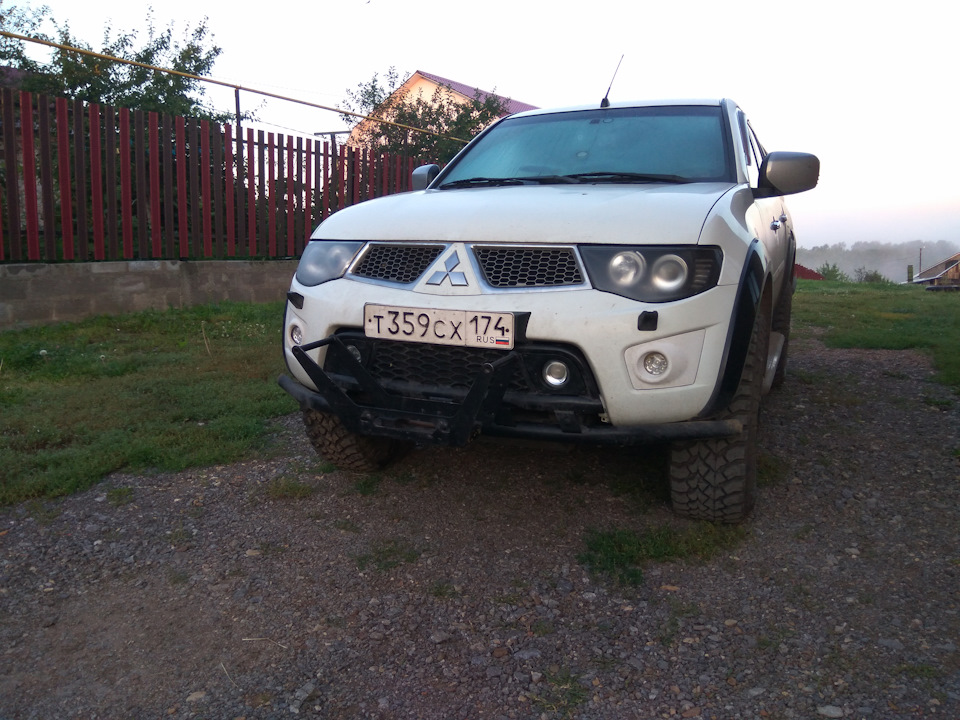 Корзина для лебедки — Mitsubishi L200 (4G), 2,5 л, 2010 года ...