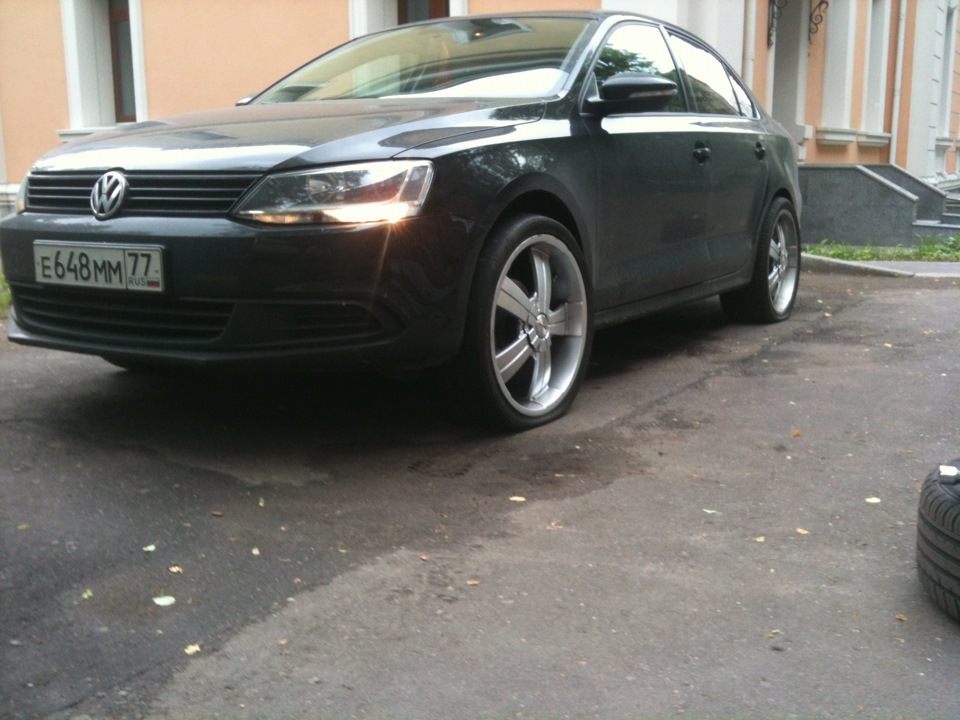 Примерили диски r20 — Volkswagen Jetta VI, 1,6 л, 2012 года | просто ...