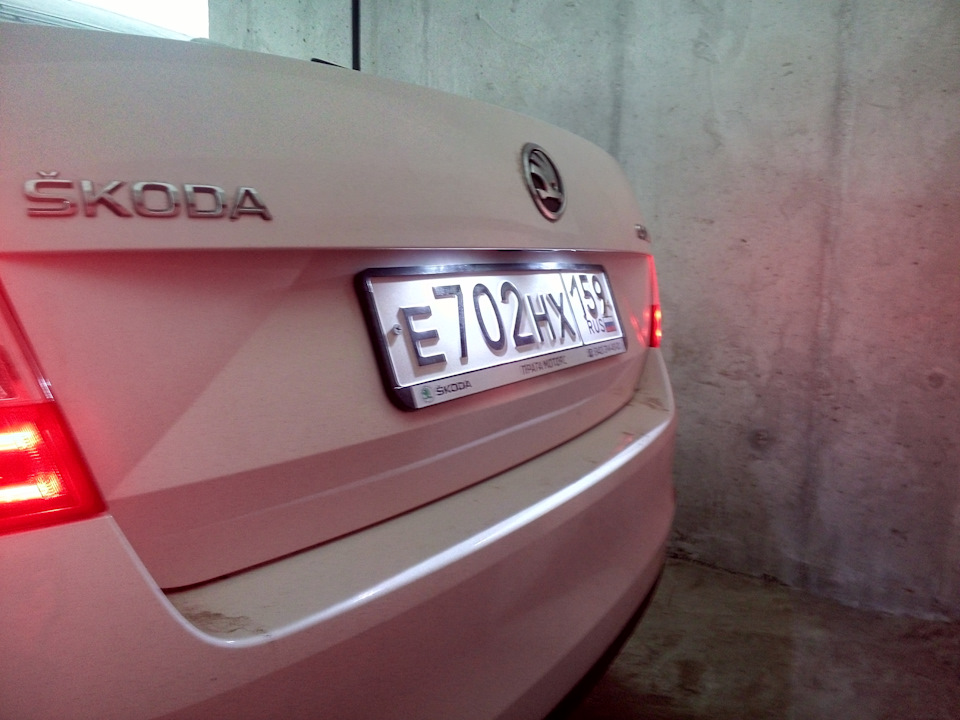 led фонари skoda octavia a7