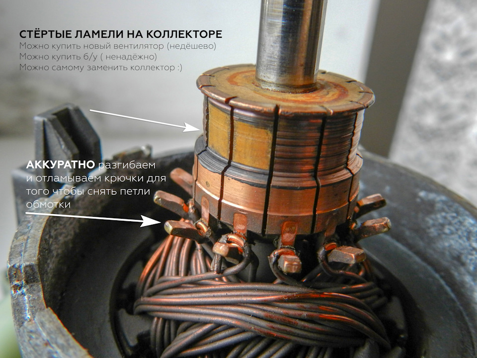 Ламели электродвигателя. Якорь двигателя печки. Ламели коллектора. Как отремонтировать ламель на коллекторе двигателя.