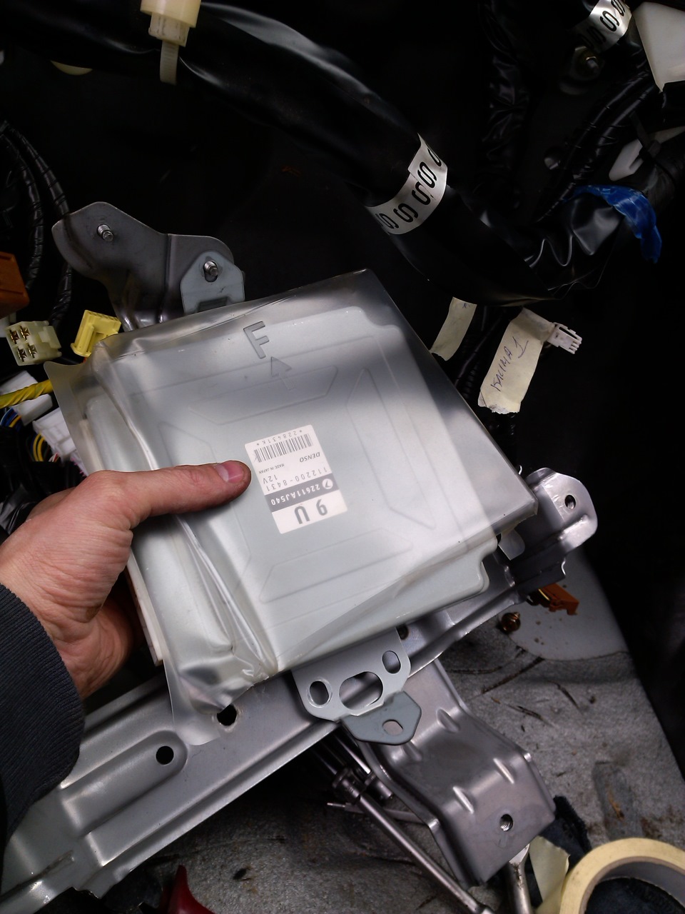 Перекидка руля (справа налево) часть II — Subaru Forester (SG), 2,5 л ...