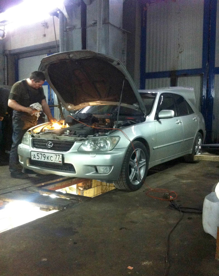 Демонтаж ГБО — Lexus IS, 2 л, 2002 года | визит на сервис | DRIVE2