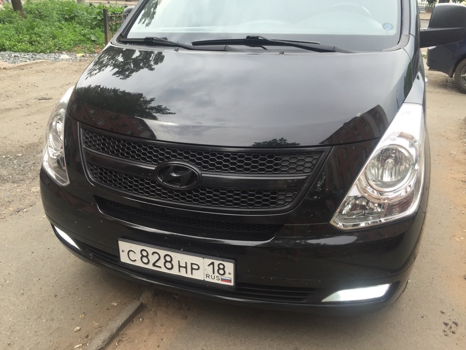 Как снять радиатор на старексе Обливка решётки радиатора - Hyundai Grand Starex, 2010 года своими руками DRIVE2