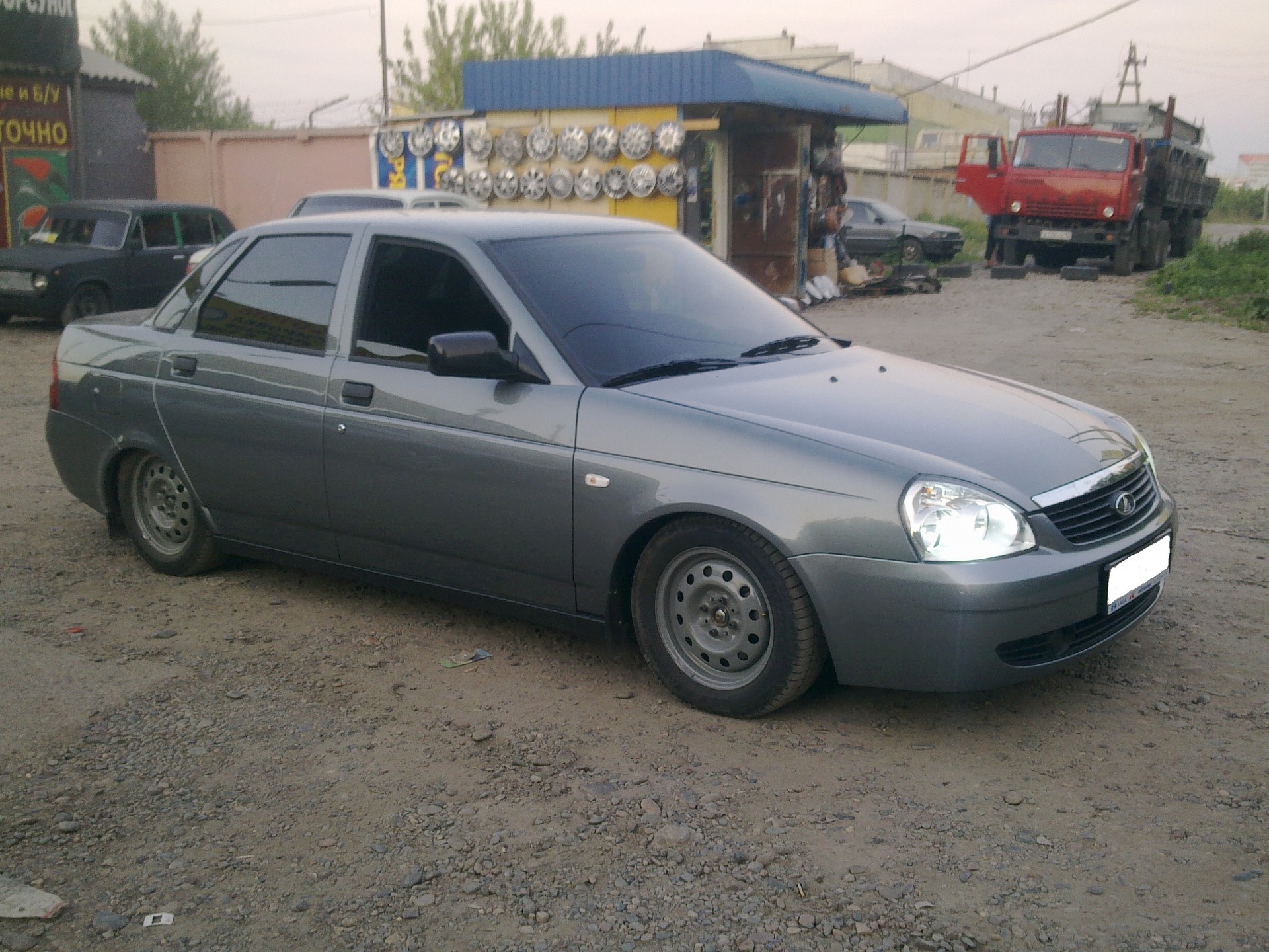 Занижение — Lada Приора седан, 1,6 л, 2010 года | тюнинг | DRIVE2