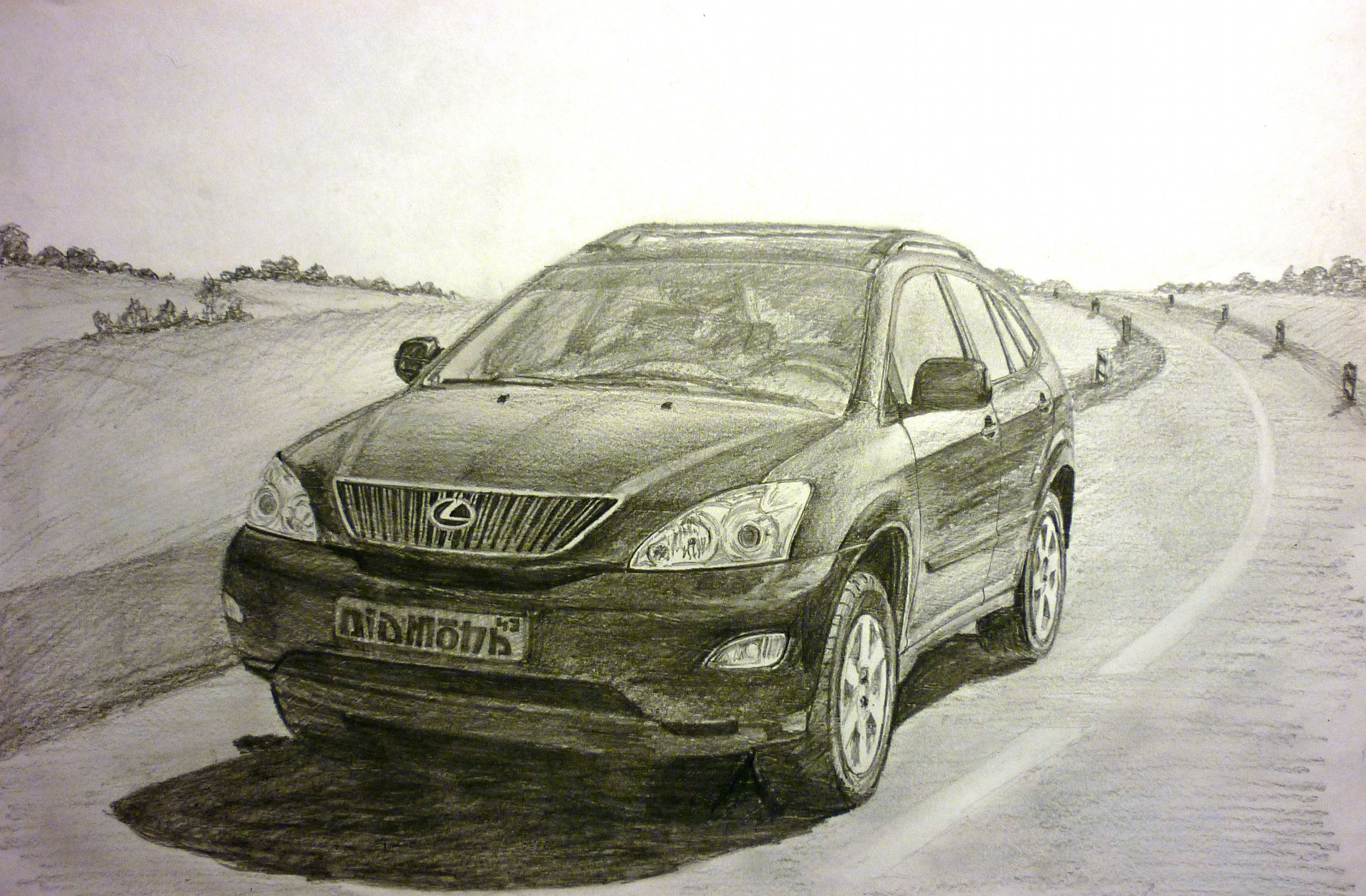 Рисунок 300. Лексус РХ 300 карандашом. Drawing Lexus RX 300. Лексус rx300 рисунок. Лексус РХ 300 рисунок.