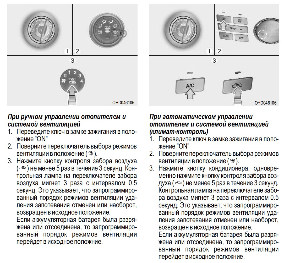 Как отключить автоматическое включение кондиционера на хендай соната