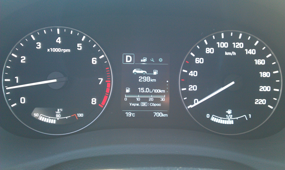 700 верст — полет нормальный, расход реальный… — Hyundai Creta (1G), 2 ...