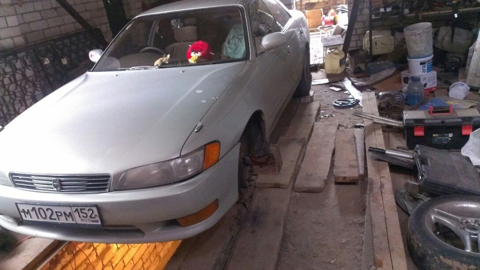 Развальные сайлентблоки — Toyota Mark II (90), 2 л, 1993 года | своими ...