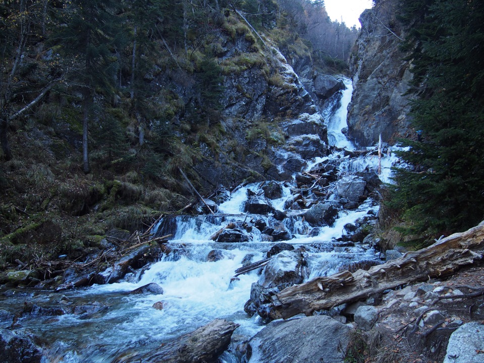 Водопад шумка теберда фото