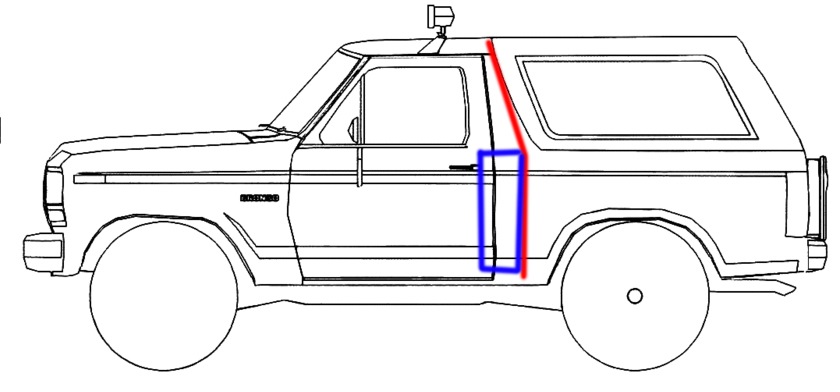 Ford bronco чертеж