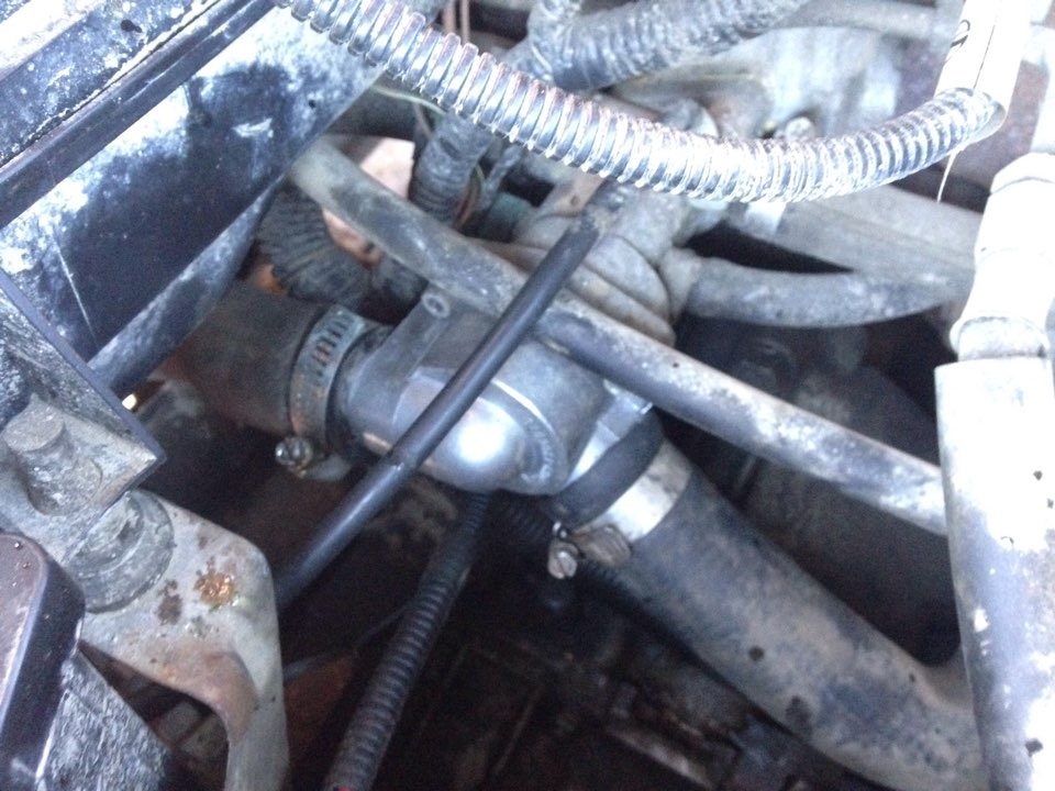 Смена термостата и датчика дтож, перегрев тосола при 90 градусов — Lada ...