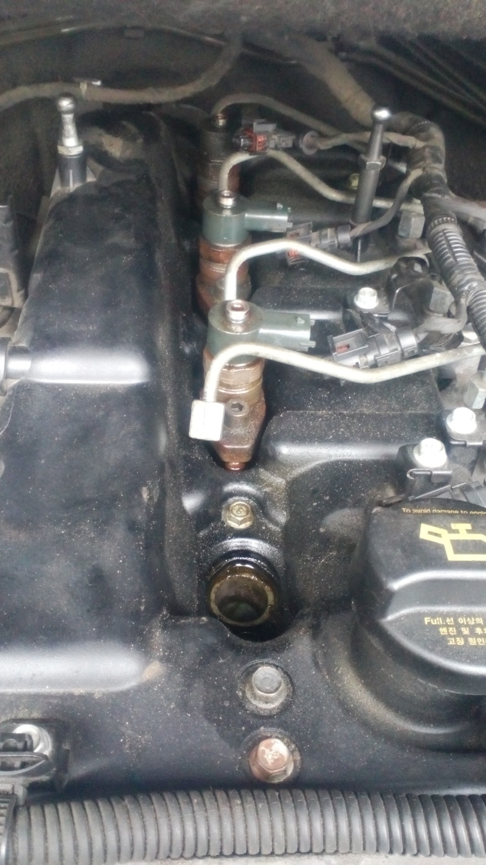 грязь вокруг посадочного. — Hyundai Grand Starex