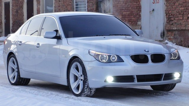 BMW 5 e60 свадьба белая