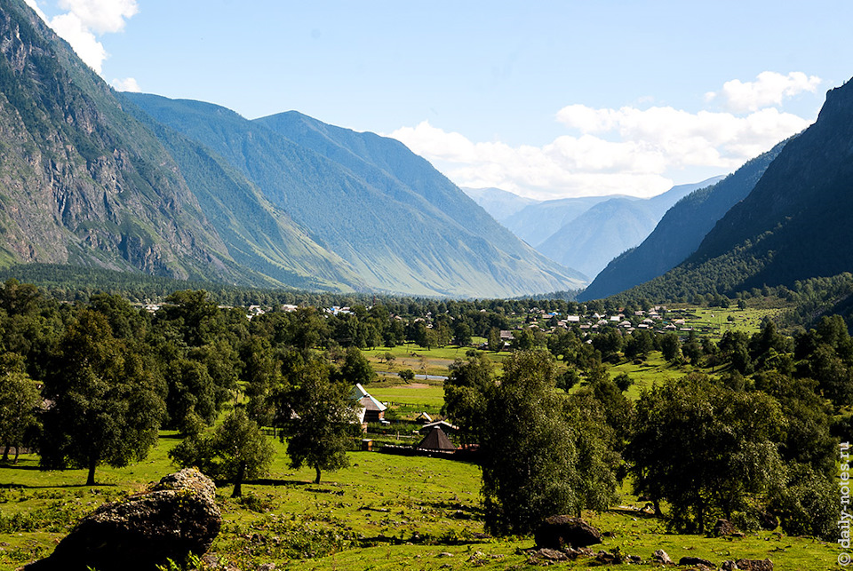 Деревни горного алтая фото