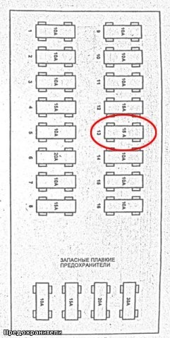 Предохранители акцент в салоне и под капотом хендай схема