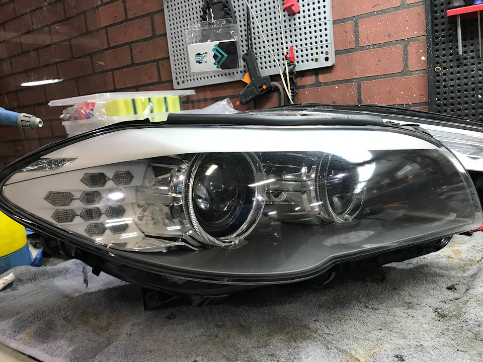 Фары F10 — BMW 5 series (F10), 2 л, 2013 года | наблюдение | DRIVE2