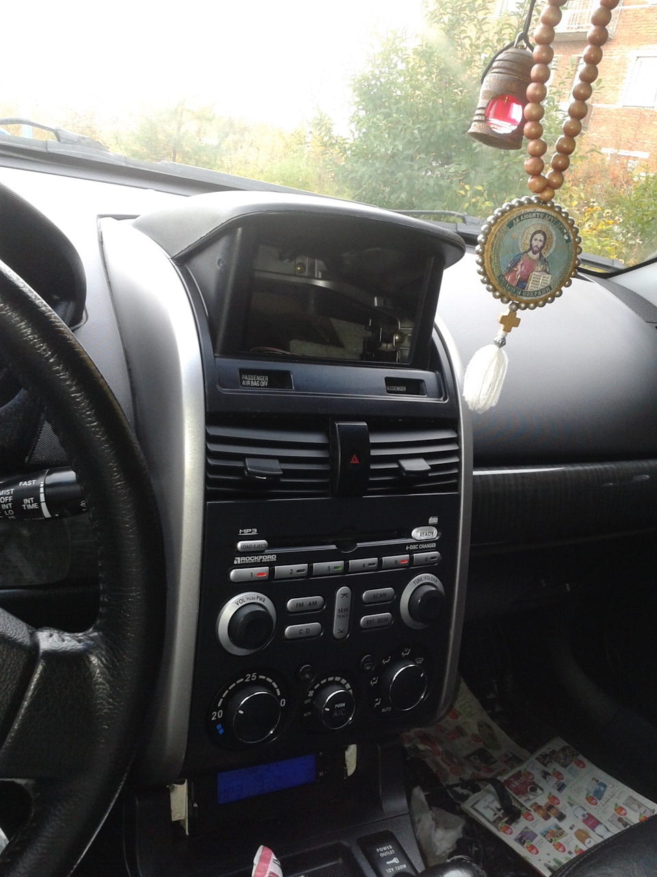 Козырек — Mitsubishi Galant (9G), 2,4 л, 2007 года | аксессуары | DRIVE2