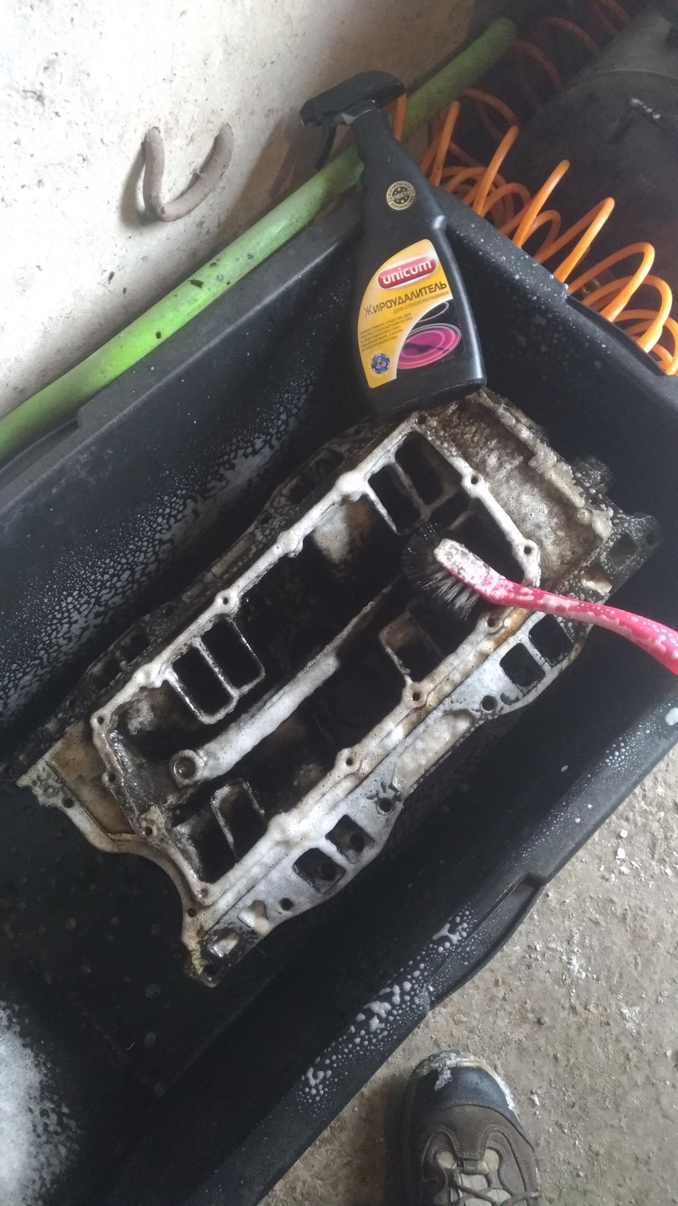 Чистим впускной ресивер — Jeep Grand Cherokee (ZJ), 5,2 л, 1994 года ...