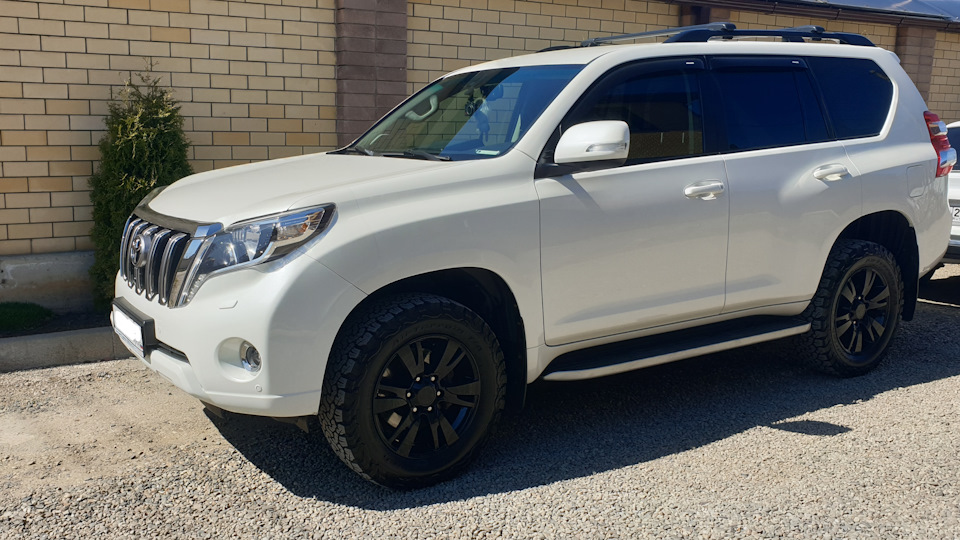 Toyota Land Cruiser Prado 150-series 3.0 дизельный 2015 | Белый 3.0 ...